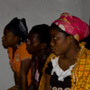 Espérance et participants à l'atelier de couture, Goma. Jan-avril, 2010
